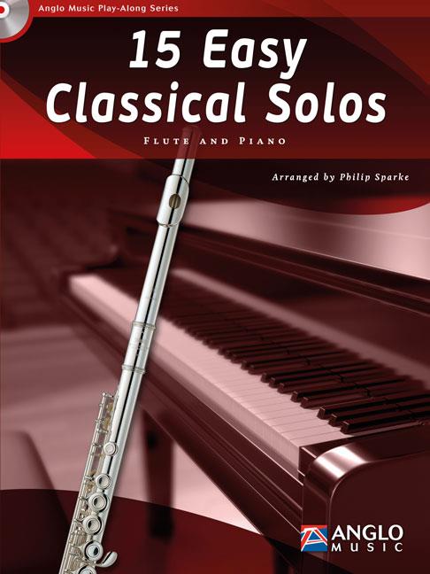 ALBUM - CLASSICAL SOLOS EASY (15) FLAUTA Y PIANO  +CD
